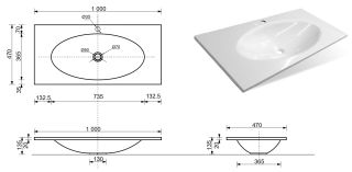 Раковина Эстет Malta luxe silk ФР-00014944 100см белый